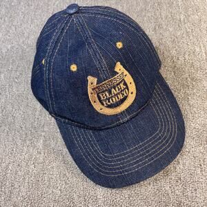 Vintage Tennessee Black Rodeo Denim Baseball Hat Embroidered One Size